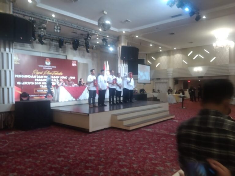 Penetapan Nomor Urut Pasangan Calon Peserta Pilkada 2024